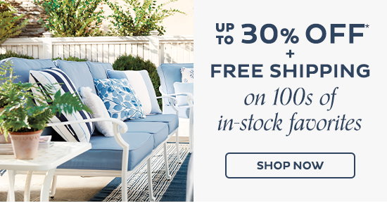 Up To 30% Off + Free Shipping on 100s of in-stock favorites
