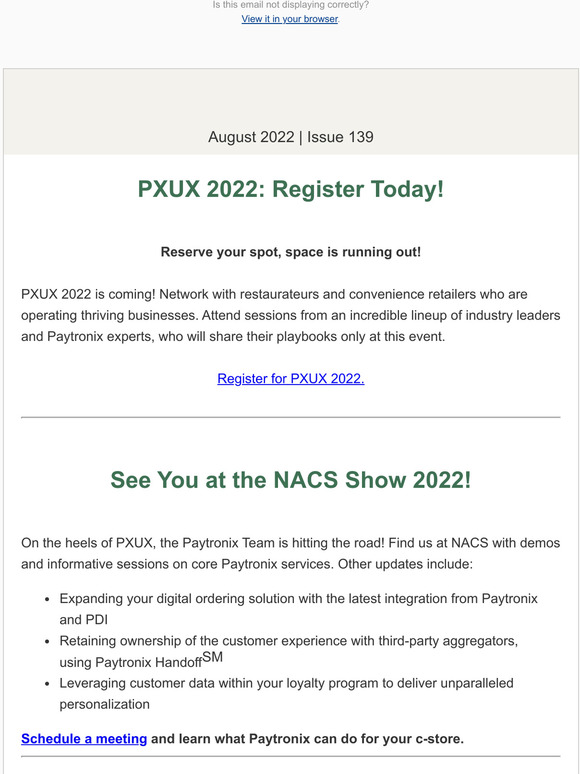 Paytronix August Newsletter: Upcoming events, product updates, and more!