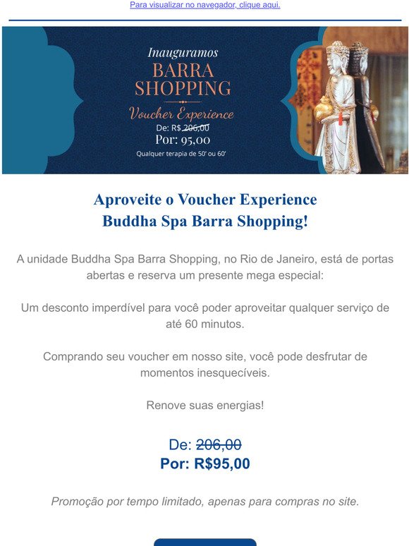 buddhaspa: Promoção de Inauguração Buddha Spa Barra Shopping | Milled