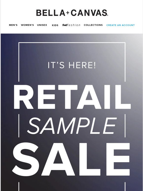 The Retail Sample Sale Is ON!