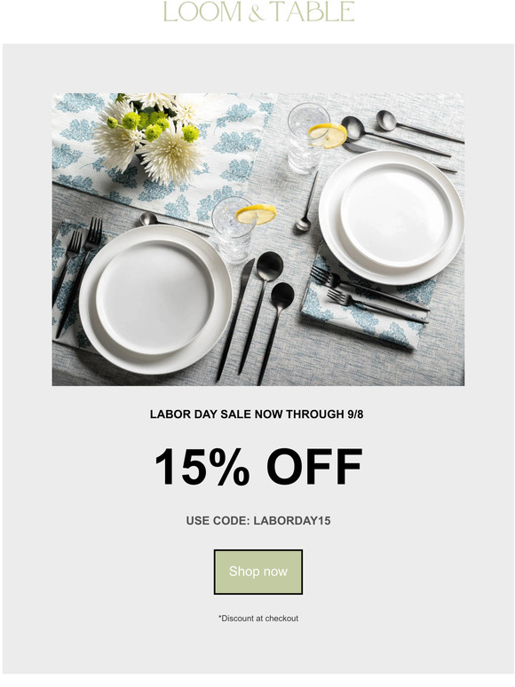 👀 Labor Day Sale  👀