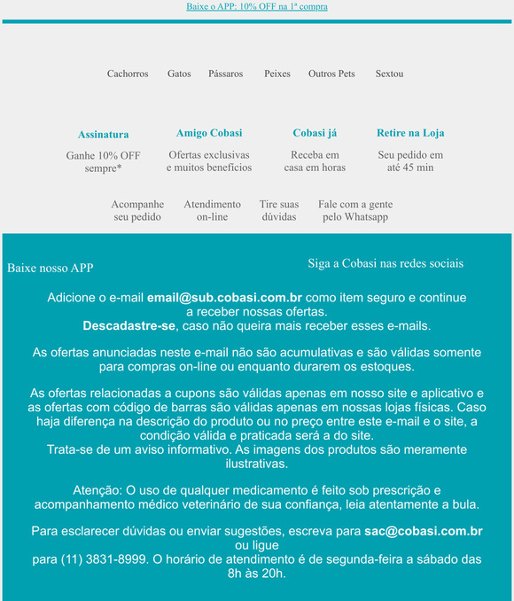 É oferta que você quer? Aqui tem até 50% OFF 🛒