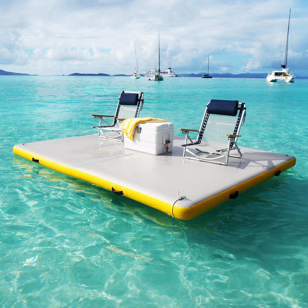 The Inflatable Floating Dock