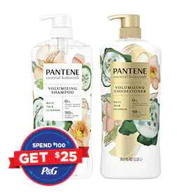 Pantene Essential Botanicals Volumizing White Tea and Cucumber Shampoo AND/OR Conditioner