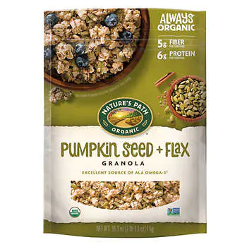 Nature’s Path Organic Pumpkin Seed + Flax Granola