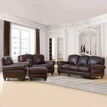 Mortara 4-Piece Leather Set