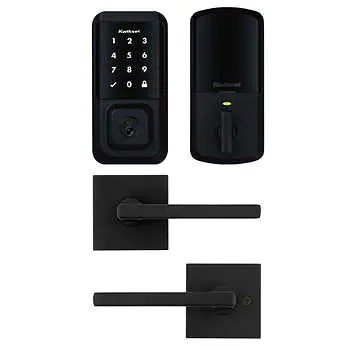Kwikset Halo Touchscreen Wi-Fi Smart Lock with Halifax Lever