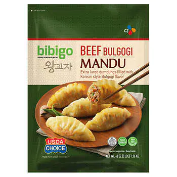 CJ Bibigo Beef Bulgogi Mandu