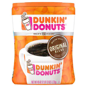 Dunkin’ Donuts Medium Roast Original Blend Ground Coffee