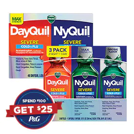 Vicks DayQuil + NyQuil Severe Cold & Flu