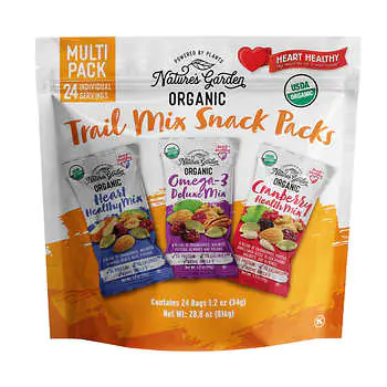 Nature’s Garden Organic Trail Mix Snack Packs