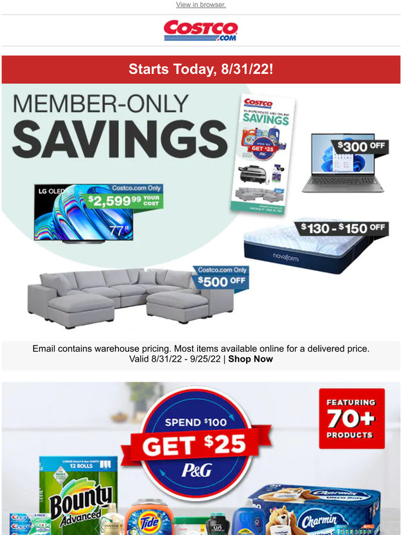 Costco NEW & EXCLUSIVE! Our Latest MemberOnly Savings Book STARTS