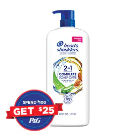 Head & Shoulders Complete Scalp Care 2-in-1 Dandruff Shampoo and Conditioner with Almond Oil & Aloe Vera