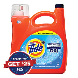 Tide + OXI Advanced Power HE Liquid Laundry Detergent