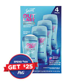 Secret Outlast Advanced Antiperspirant Deodorant