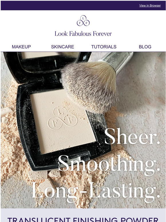 Look Fabulous Forever Makeup Spotlight Translucent Finishing Powder