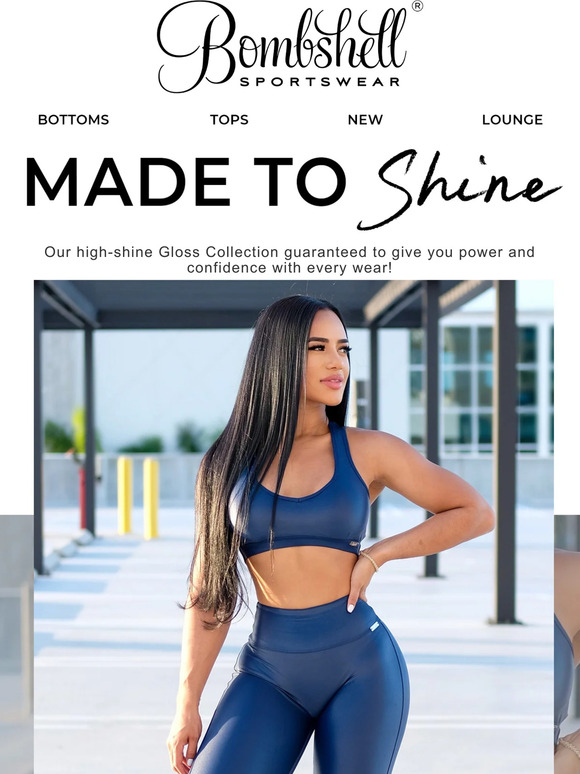 【専用】Bombshell sportswear レギンス オンブレ ブルー S 専用】Bombshell sportswear レギンス オンブレ ブルー S