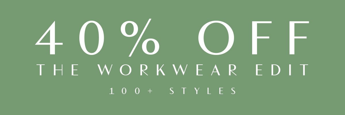 40% Off Workwear