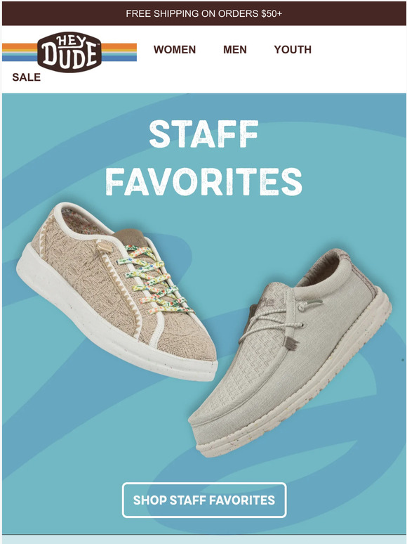 Hey Dude Shoes USA Our goto's favortie goto's Milled