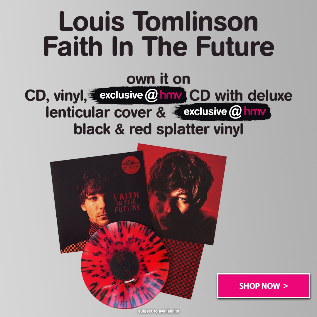 Louis Tomlinson - Walls Vinyl LP Limited Edition Colored Red FREE USA  Shipping