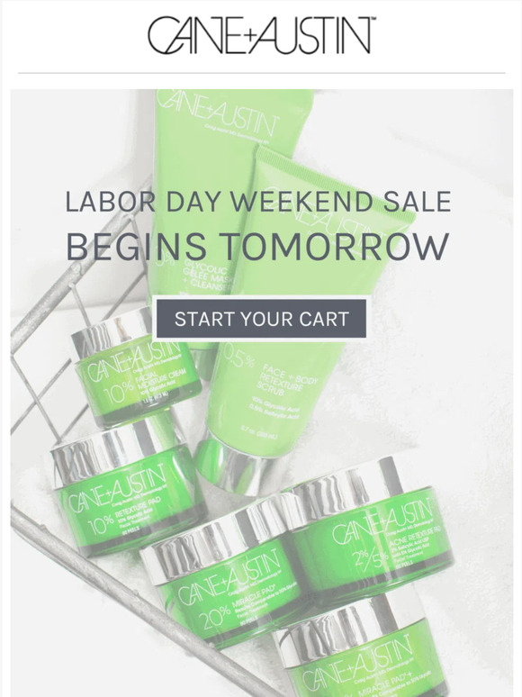 Cane + Austin Our biggest sale of the year starts soon 👀 Milled