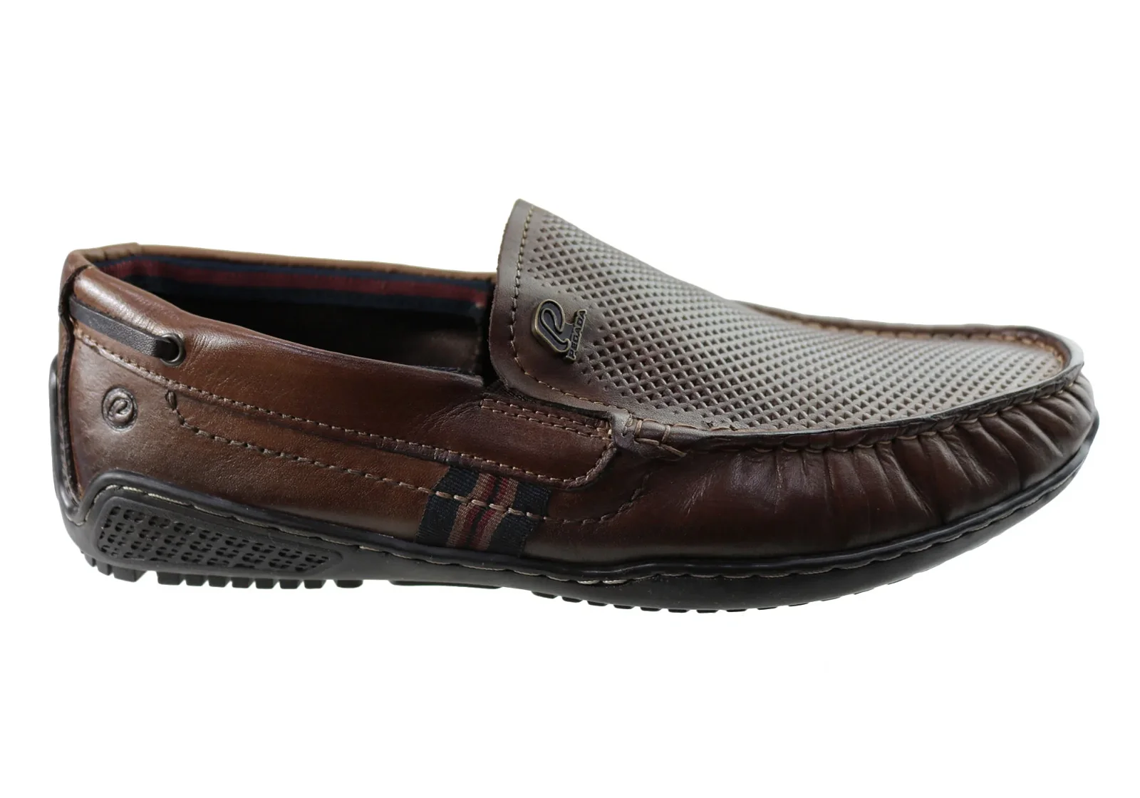 Image of Pegada Yossi Mens Comfortable Leather Loafers Shoes Made In Brazil