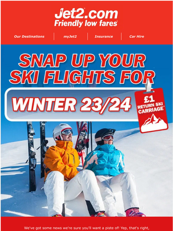 Jet2 Snap up your ski flights for Winter 2023/24 Milled
