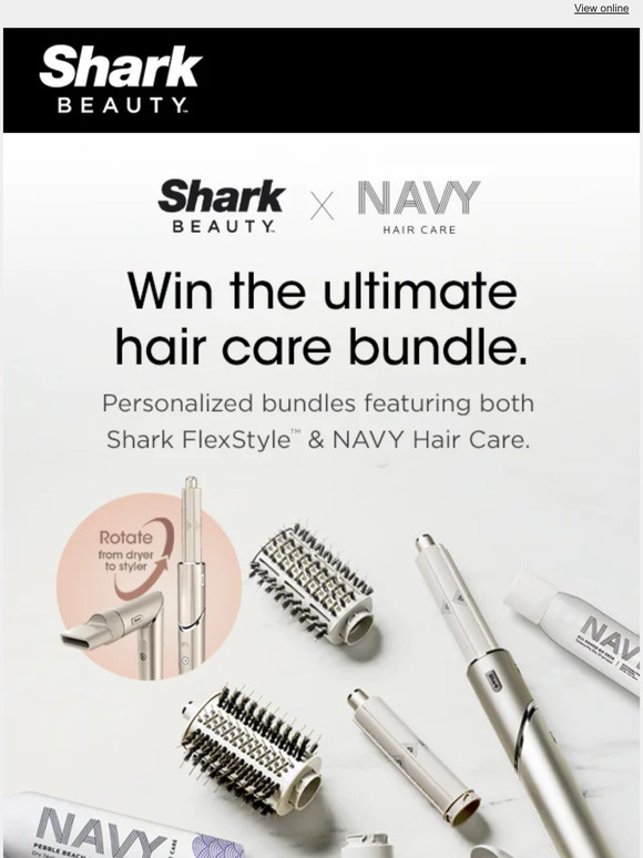 Sharkclean: Shark Beauty. NAVY Hair Care. The perfect giveaway. | Milled