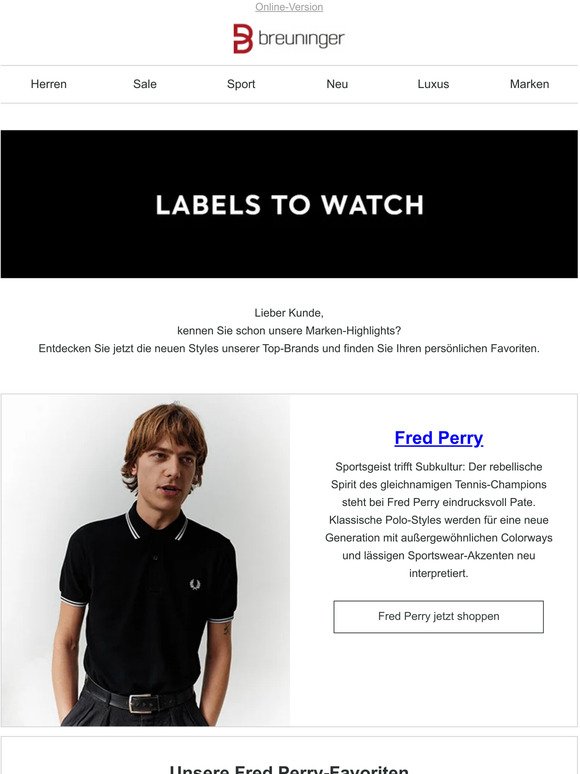 Labels to watch: Entdecken Sie unsere Marken-Highlights