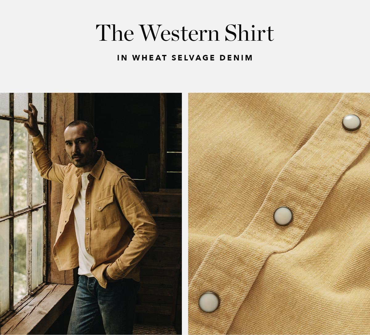 The Western Shirt in What Selvage Denim