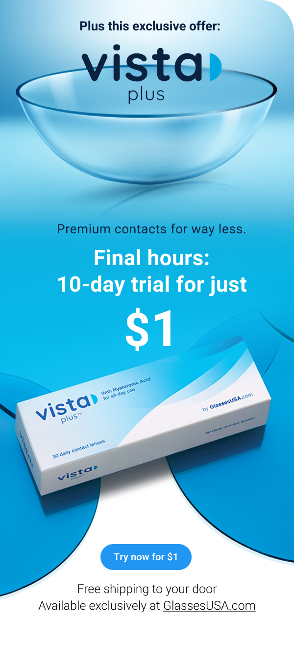 🔴 FINAL HOURS End of Summer Blowout sale on contacts