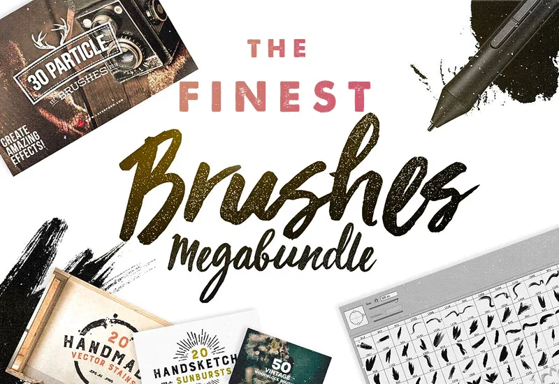 The Finest Photoshop Brushes Bundle - 600+ Brushes