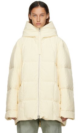 Jil Sander - Off-White Quilted Down Jacket