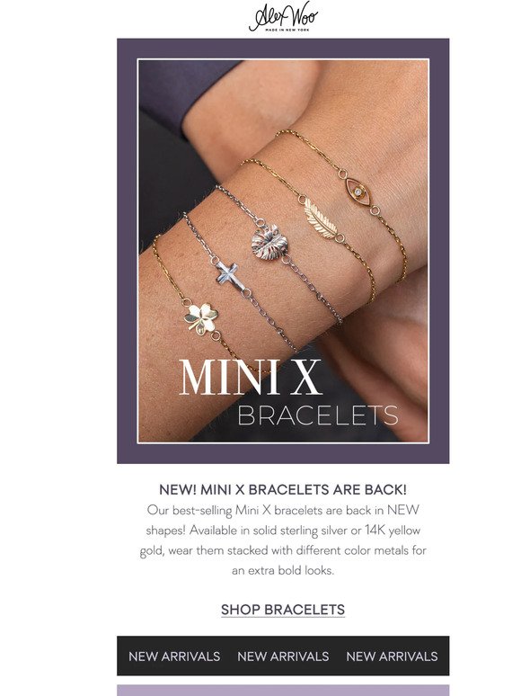 NEW! Mini X Bracelets Are Here