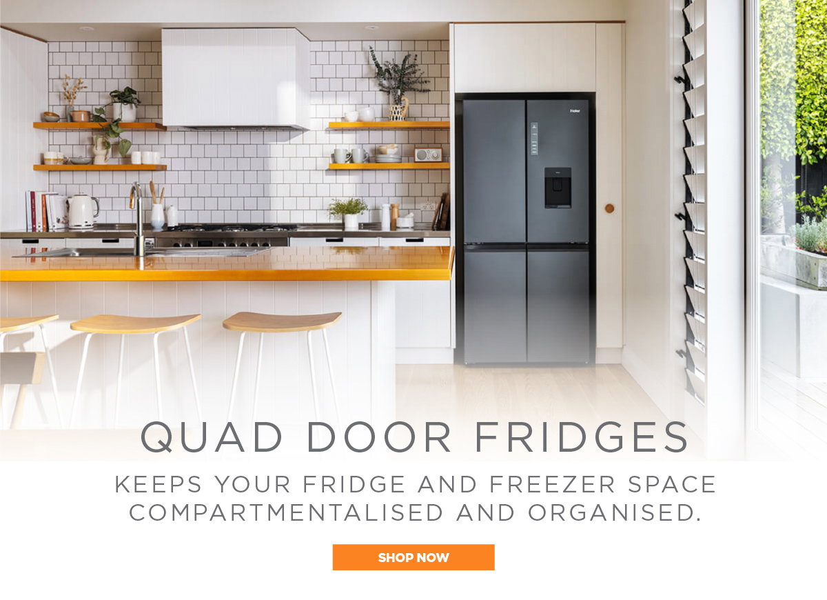 HAIER QUAD DOOR REFRIGERATOR FREEZER, 508L, WATER HRF580YHC