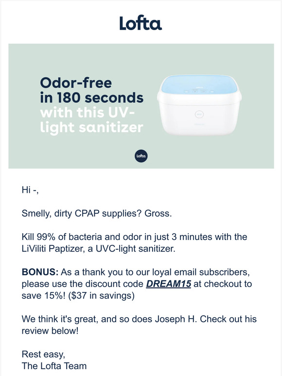 LOFTA 🧹 The Easiest Way To Clean Your CPAP Milled