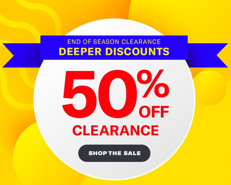 40-50% Off Clearance