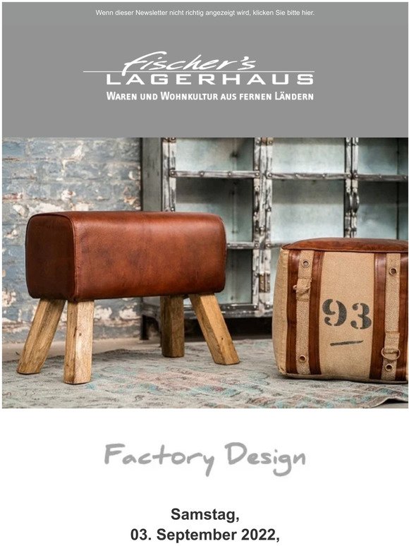 Container-Ankündigung 'Factory-Design' am 03. September 2022