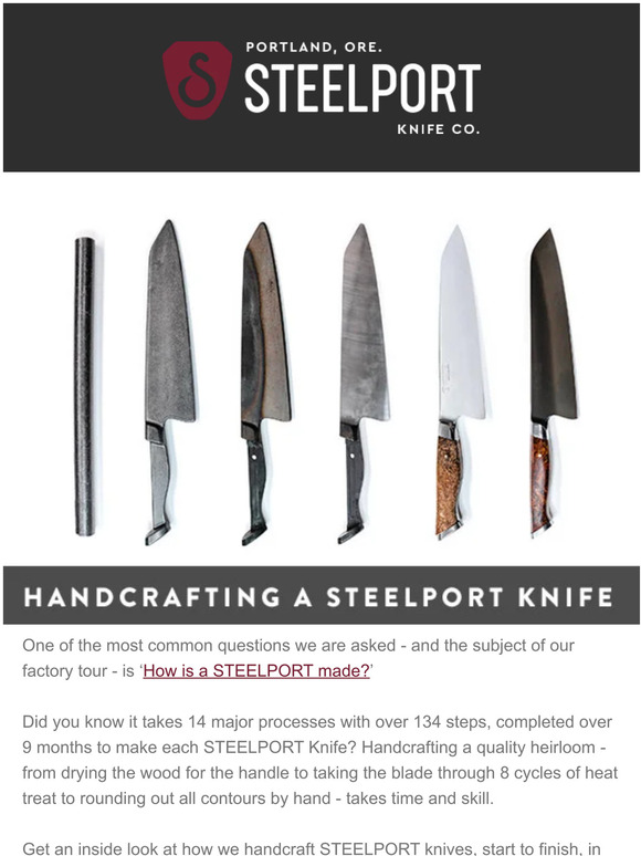 The Art and Craft of Sharpening - STEELPORT Knife Co.