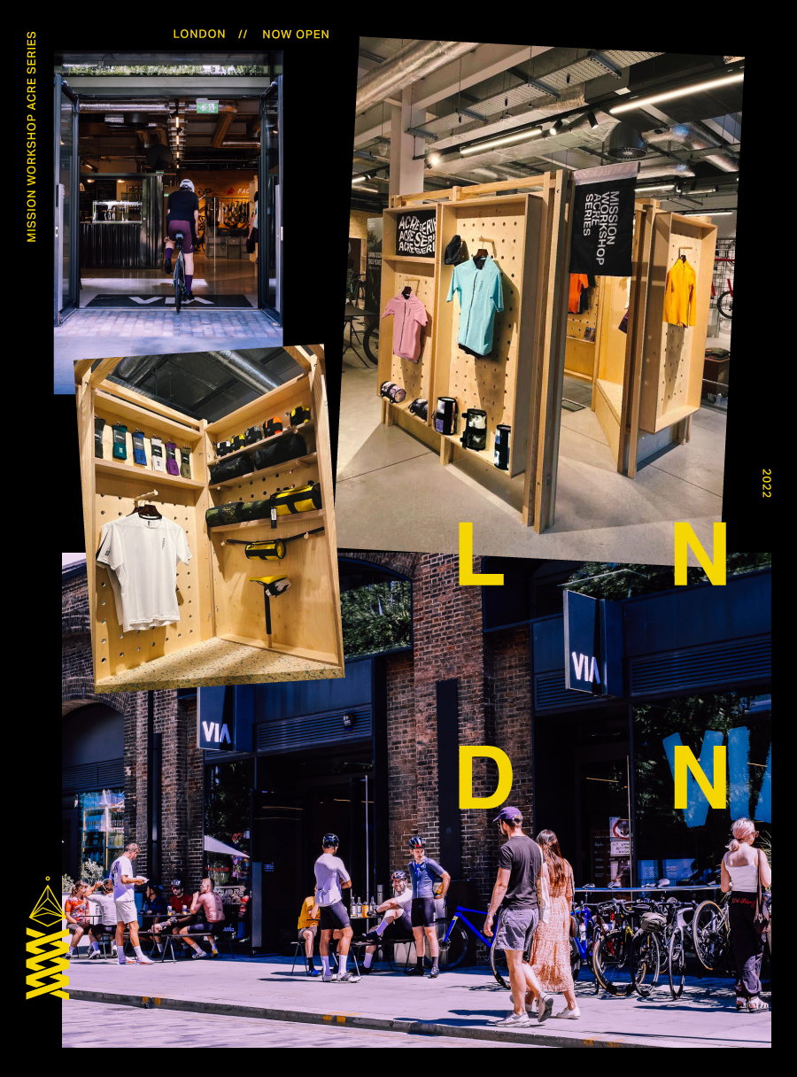 Mission Workshop: London Showroom Now Open // MISSION WORKSHOP ACRE ...