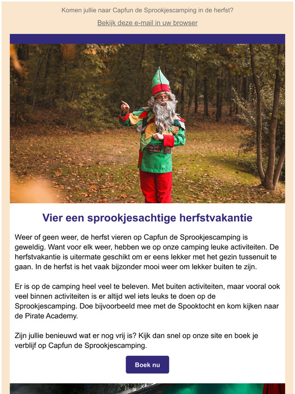 🎃Vier de herfst op Capfun de Sprookjescamping🍁