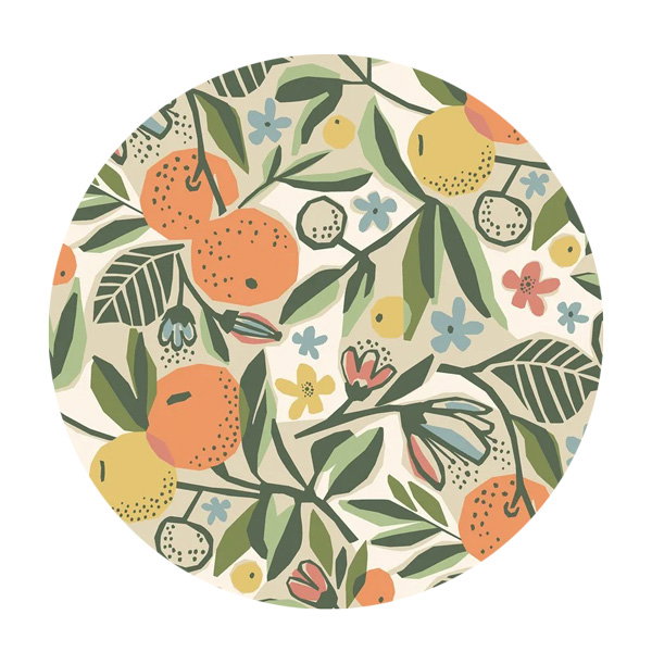 Oranges peel and stick wallpaper