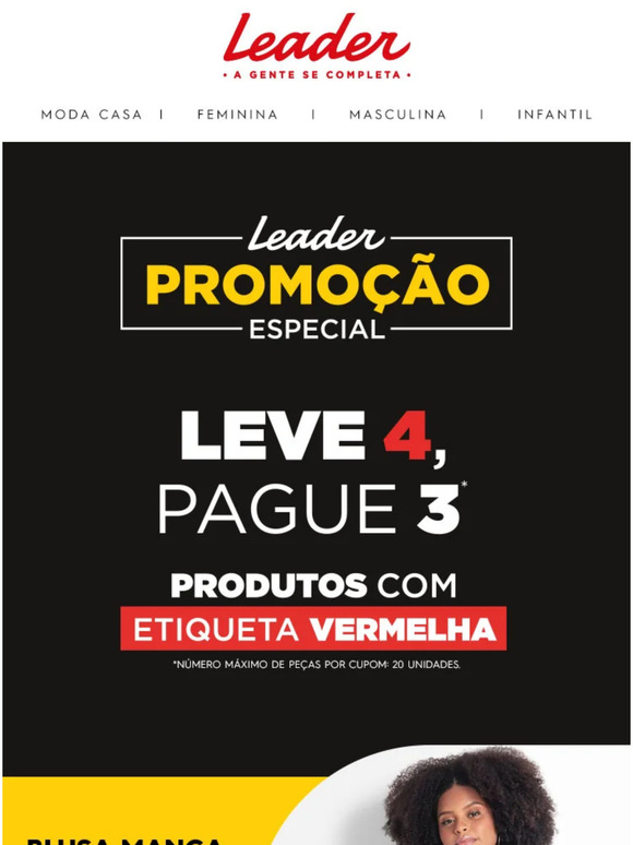 👚 Moda Feminina - Leve 4 Pague 3