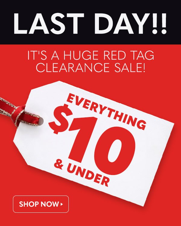 Dr. Leonard's Healthcare: Last Day!! It's a HUGE Red Tag Clearance