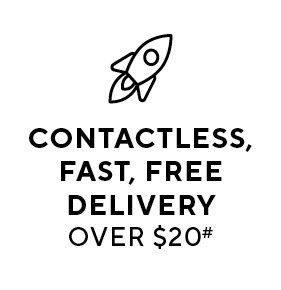 Contactless, fast, free delvery over $20#