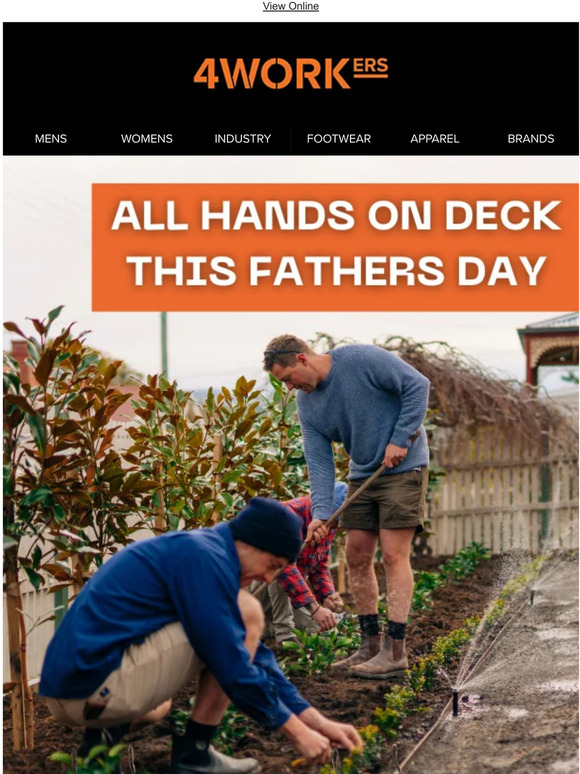 All Hands On Deck This Father's Day