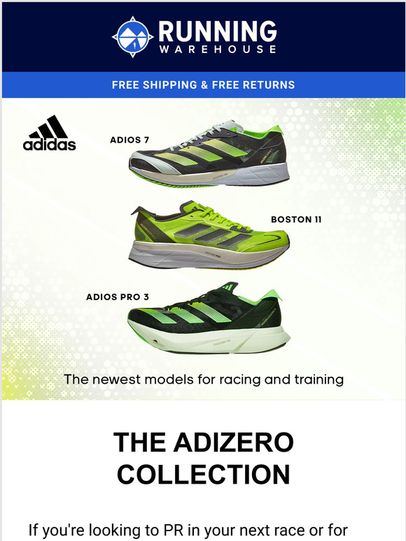 Running Warehouse ADIDAS ADIZERO COLLECTION Milled