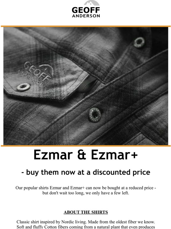Sale on shirts