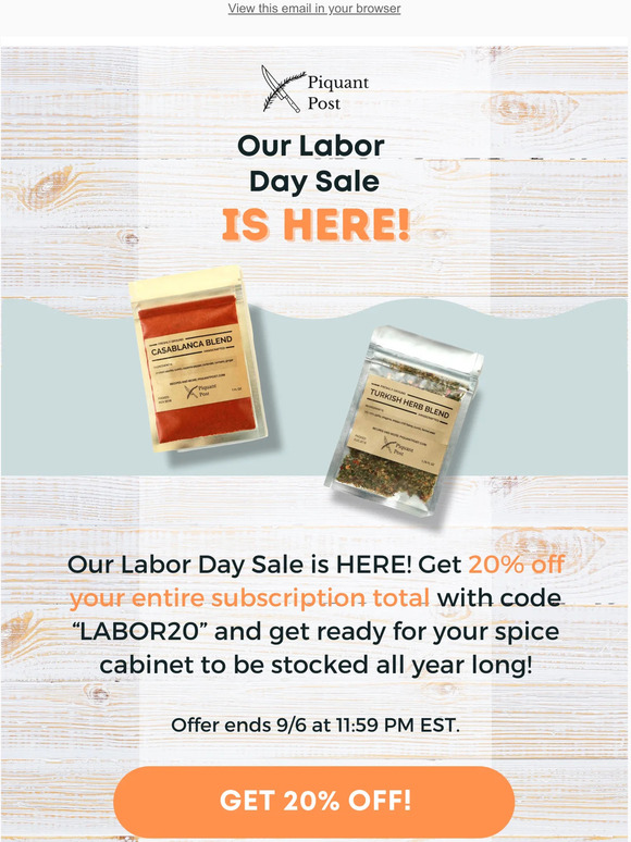 Labor Day Sale Inside! 🎉