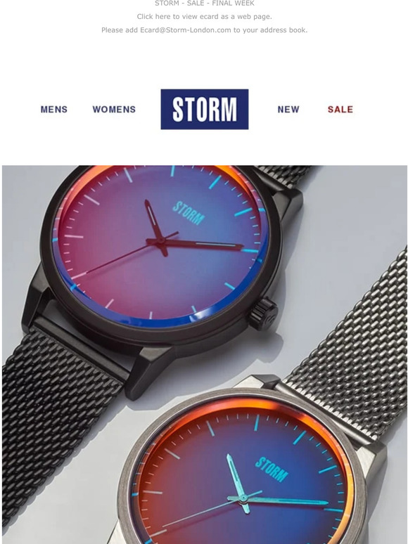 Storm best sale horloge sale